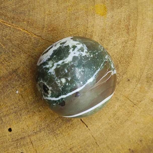 Natural White Color Healing Energy Agate Gemstone Sphere Ball For Yoga And Gift